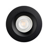Oprawa sufitowa podtynkowa LIGLO DSO GU10/GU5.3 Okrągła Czarna Matowa KANLUX