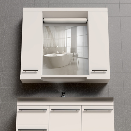 Kinkiet Ścienny LED Łazienkowy 15W 1720lm 4000K Neutralna Biały Czarny IP44 ALEX Sanico Goldlux