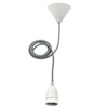 Lampa wisząca ZWIS ceramiczna oprawka sznur 1xE27 Biała Tokia P-W/B Kanlux