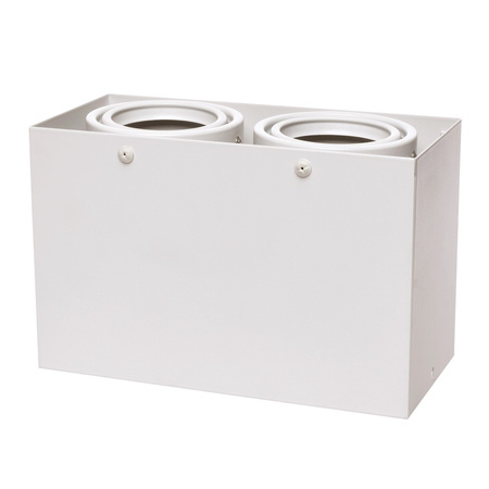 Lampa Oprawa Sufitowa BLOCCO Biała 2x7W GU10 LED Milagro