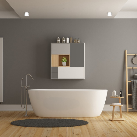 Lampa Sufitowa DIXIE Biała 1xGX53 Milagro