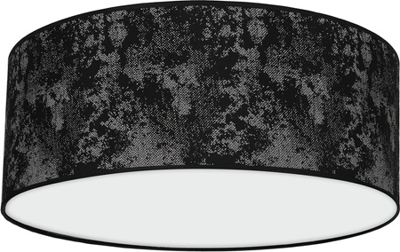 Plafon LED Lampa Sufitowa SATINO Srebrna 2xE27 Ø40cm Milagro