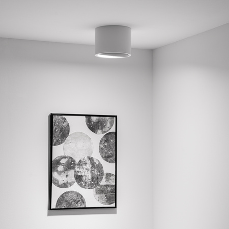 Oprawa Natynkowa HALOGENOWA SPOT TUBA Ruchoma GU10 ES111 Okrągła Biała 100mm TELES LUMILED