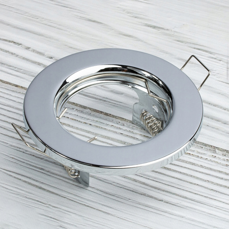 Oprawa Halogenowa Podtynkowa Okrągła Chrom GU10 MR16 ARDALI LUMILED