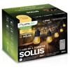 ZESTAW Girlanda Solarna SOLLIS 30x LED 2700K 20m PILOT IP65 + Adapter Sieciowy 9W LUMILED