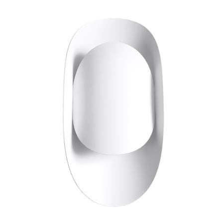 Lampa Ścienna Kinkiet G9 Owalna Biała Nowoczesna Tear Sollux