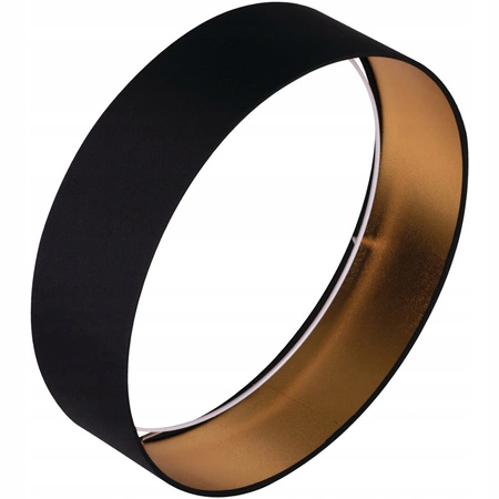 Plafon LED Lampa Sufitowa Natynkowa Rifa 17,5W 4000K 40cm Okrągła Czarno Złota KANLUX