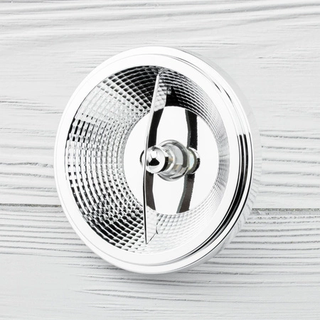 Żarówka LED GU10 Reflektor ES111 15W = 100W 1521lm 3000K Ciepła 24° Ściemnialna Srebrna LUMILED