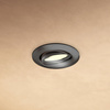 3x Oprawa Podtynkowa Wpuszczana LED GU10 Ruchoma Aluminiowa Okrągła Czarna Peridot Philips