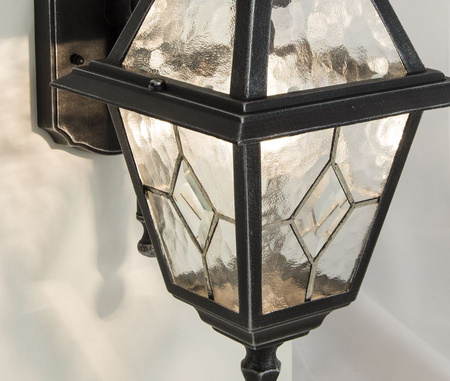 Lampa Ogrodowa Zewnętrzna Elewacyjna KINKIET LED Witraż K 3012/1/N E27 Su-Ma