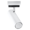 Lampa Sufitowa Oprawa Natynkowa SPOT TUBA Reflektor GU10 Ruchoma Tubularna Biała Nowoczesna Direzione Sollux