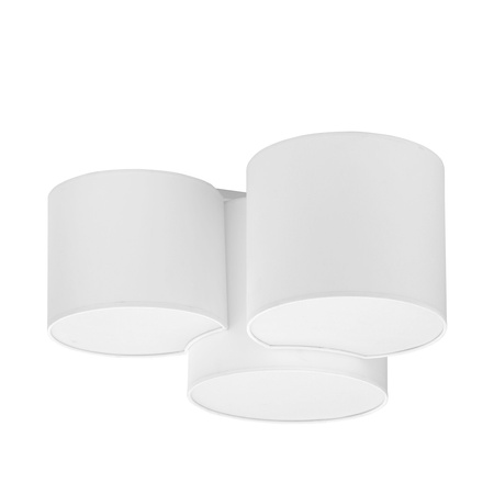 Lampa Sufitowa MONA WHITE Plafon Tuba Biała Nowoczesna 3xE27 3441 TK Lighting