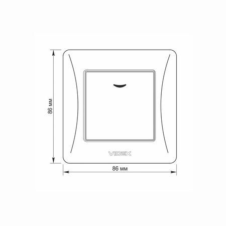 Przełącznik Włącznik 1-biegunowy Podświetlany 10A Natynkowy Czarny BINERA VIDEX