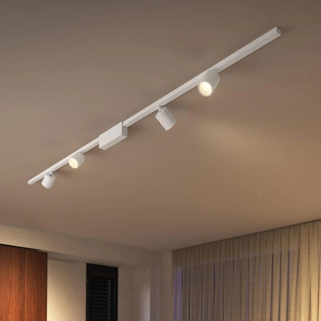 Reflektor Szynowy LED 5.2W 510lm IP20 White and Color Ambiance RGB + TW Biała Inteligentna SMART Zigbee Bluetooth Perifo Philips HUE