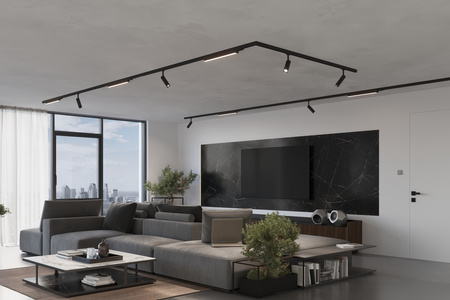 Reflektor szynowy 3 – fazowy TORN czarny LED 3000K 9,5W 900lm