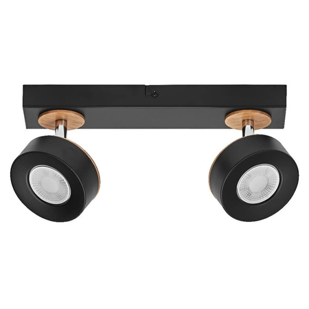 Lampa LED Ścienna Sufitowa Kinkiet Oprawa Natynkowa 9.6W 615lm CCT Dekoracyjna Czarny Spot Pluto Ledvance