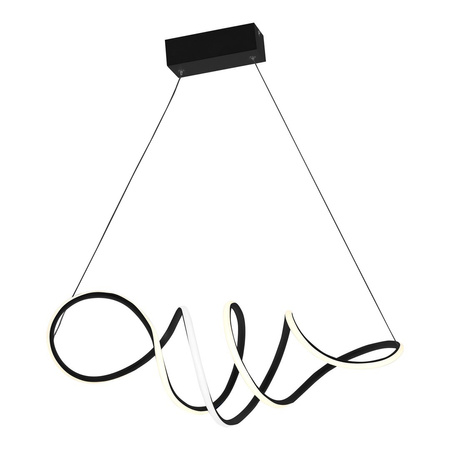 Lampa Wisząca Sufitowa LOCA Czarna 56W LED Milagro