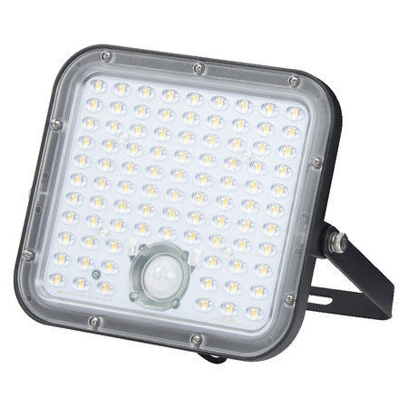 Naświetlacz Solarny Reflektor LED Lampa Zewnętrzny 30W 4500lm 4000K IP65 Czarny Z Czujnikiem Ruchu i Zmierzchu Endura Ledvance