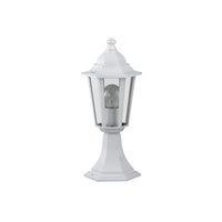 Lampa Ogrodowa Słupek Zewnętrzny Stojący E27 IP43 40cm Biały Klasyczny Velence Rabalux