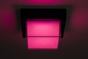 Lampa Ogrodowa Sufitowa Zewnętrzna Kinkiet Elewacyjny 10W 790lm 3000-6500K CCT RGB Ściemnialna IP54 Czarny Nowoczesny Durbe Rabalux