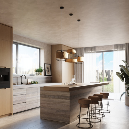 Lampa Sufitowa Wisząca Zwis E27 Żyrandol Geometryczna Czarna Industrialna Fost Sollux