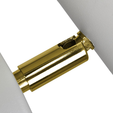 Lampa Ścienna Kinkiet DANI Biała Złota 1xGU10 Milagro