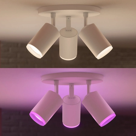 Philips HUE White and Color Ambiance Lampa Fugato 3x4,2W Bluetooth Zigbee