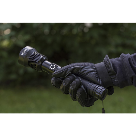 Latarka taktyczna ZOOM LED XHP70 25W 2000lm 3 TRYBY 1000m IP67 aluminium VA0021 VAYOX