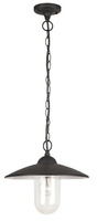 Lampa Wisząca Sufitowa Ogrodowa Zewnętrzna E27 IP44 Czarny Vintage Vigo 8687 Rabalux