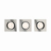 3x Oprawa Podtynkowa Wpuszczana Spot GU10 Chrom Donegal Philips
