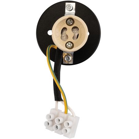 Lampa Sufitowa Reflektor LED Oprawa Spot Tuba GU10 IP44 ADERO Czarna Lumiled