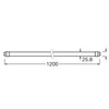 Świetlówka LED G13 T8 15W = 36W 1150lm 2500K Ciepła 100° 120cm LED TUBE EM FLUORA Osram