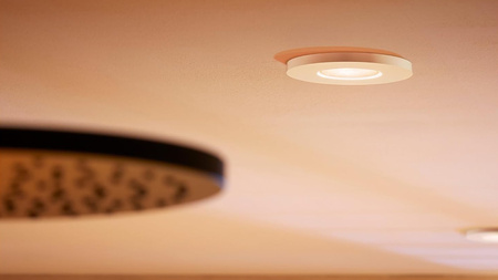 Oprawa Podtynkowa Wpuszczana LED Hermetyczna IP44 Łazienkowa 4.2W 400lm IP44 White Ambiance TW Biała Inteligentna SMART Zigbee Bluetooth Adore Philips HUE