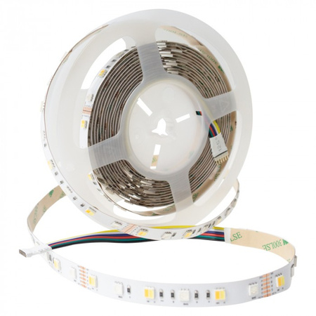 Taśma LED Pasek SMD 5050 14.4W/m 60LED/m 12V 2700-6500K Wielokolorowa RGB + zmienna CCT IP63 Rolka 5m Ecolight