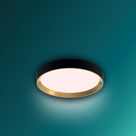 Lampa Sufitowa Plafon LED 24W 2700lm 2700K SceneSwitch Czarna Hanno Philips