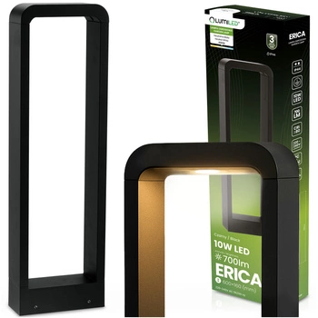 Lampa Ogrodowa Słupek Zewnętrzny Stojący LED 10W ERICA 60cm LUMILED