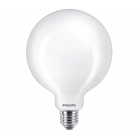 Żarówka LED Globe E27 G120 10.5W = 100W 1521lm 4000K Neutralna Filament Mleczna PHILIPS