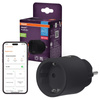 Inteligentna Wtyczka Gniazdko z Wyłącznikiem On/Off Czarny Osram SMART+ WiFi ZigBee