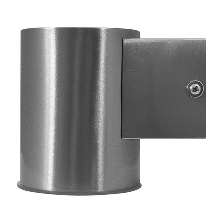 Kinkiet Ścienny LED Lampa Elewacyjna Zewnętrzna 6.5W 450lm 4000K Neutralna 140° Srebrny IP44 Nivero Sanico Goldlux