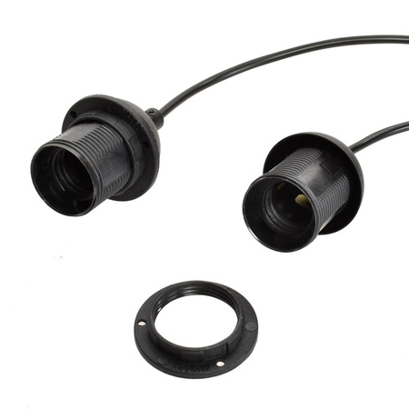 Lampa wisząca LUPO 3xE27 Geometryczny Kształt Loft Czarna Złota MLP6271 Milagro Metal