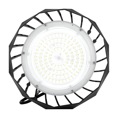 Oprawa LED High-Bay 100W 4000K Z zasilaczem SAMSUNG Czarna VT-9-105 V-TAC