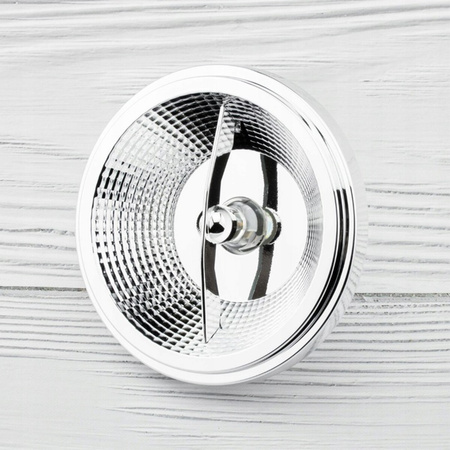 Żarówka LED GU10 Reflektor ES111 15W = 100W 1521lm 3000K Ciepła 24° Ściemnialna Srebrna LUMILED