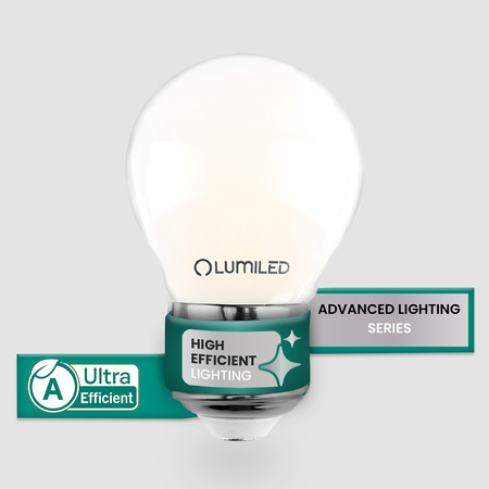 Żarówka LED E27 Kulka P45 2,2W 470lm = 40W 2700K Ciepła 360° Filament KLASA A LUMILED