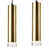 Lampa Wisząca Sufitowa DIEGO 2xE27 Czarna Złota LM-2.124 Lamkur