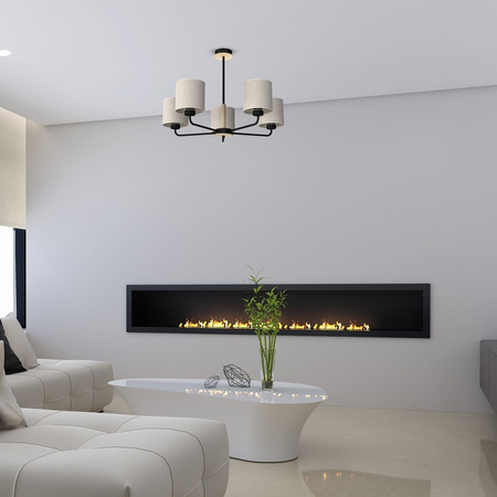 Lampa Sufitowa Żyrandol ATLANTA 5xE27 Milagro