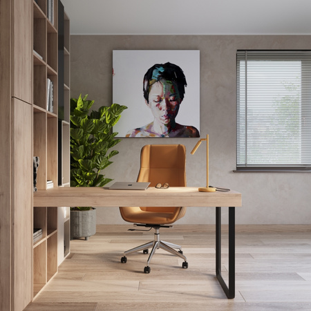 Lampa Biurkowa Stojąca Stołowa Nocna Szkolna 1x G9 Złota Pastelo Ocean Green SL.1470 Sollux