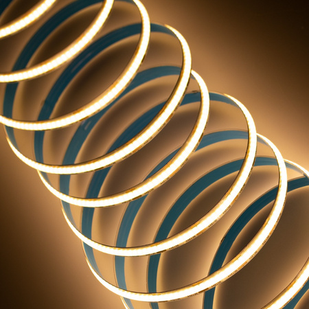 Taśma LED Pasek COB 12V 250W 9600LED NEON 3000K Ciepła 8mm 25m