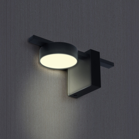 Kinkiet Ścienny Lampa Oprawa Natynkowa GX53 Czarny JOY Sanico Goldlux