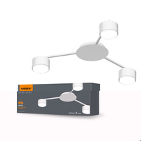 Lampa Sufitowa Żyrandol Oprawa 3x GX53 LED Biała Nowoczesna Videx