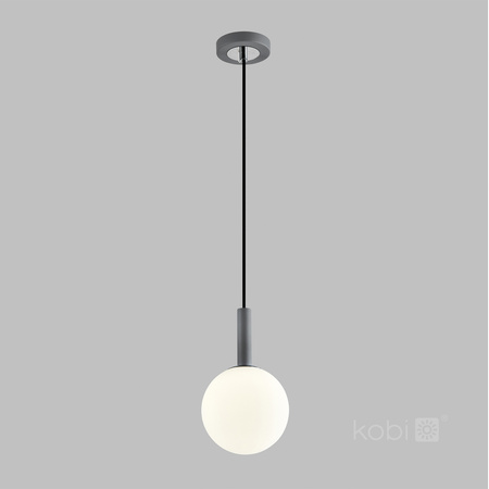 Lampa Wisząca Dekoracyjna Zwis G9 Szara Elegance Kobi